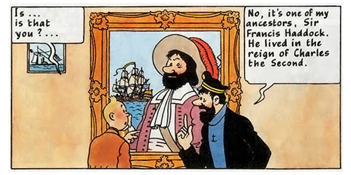 tintin and captain haddock